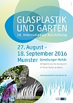 GLASPLASTIK UND GARTEN Plakat 2016