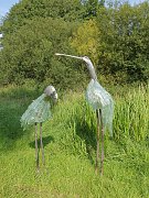 Vogel 1 und Vogel 2 von Uwe Hempel (Stadt Munster - Andrea Holz)